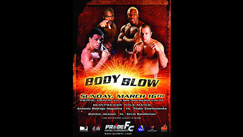 PRIDE FC 25 - Body Blow