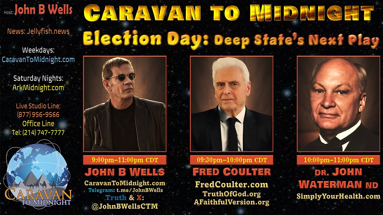 Election Day: Deep State’s Next Play - John B Wells LIVE