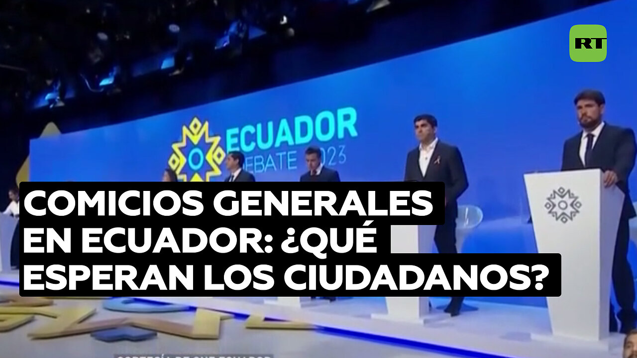 Ciudadanos ecuatorianos expresan sus expectativas ante elecciones