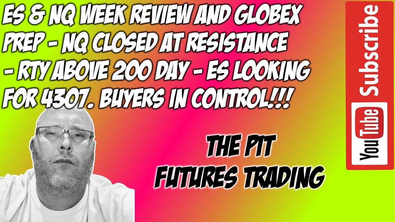 ES NQ Futures Week Review GLOBEX Prep - The Pit Futures Trading