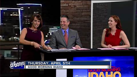 Rachel runs to the desk