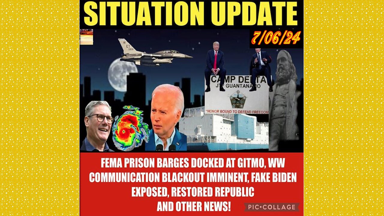 SITUATION UPDATE 7/6/24 - Trump & Biden Debate, Nato At War, Blackout Imminent, Biden Exposed