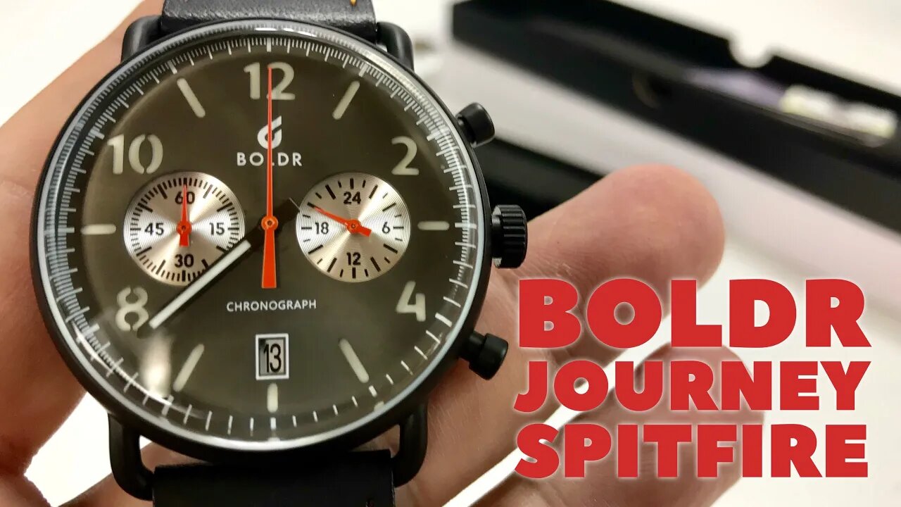 BOLDR Journey Chronograph: Aviation Inspired Spitfire Watch Review