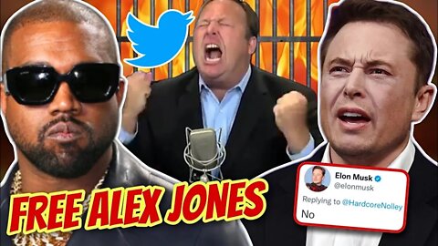 Kanye West Just BLASTED Elon Musk Over NOT Reinstating Alex Jones on Twitter!