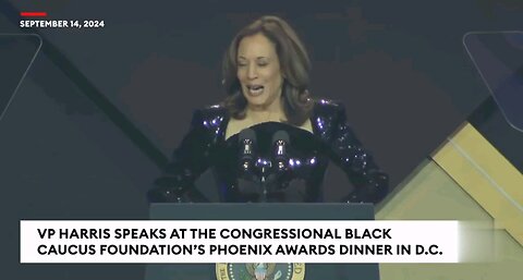Harris can’t stop laughing again The Vice President joined a dinner