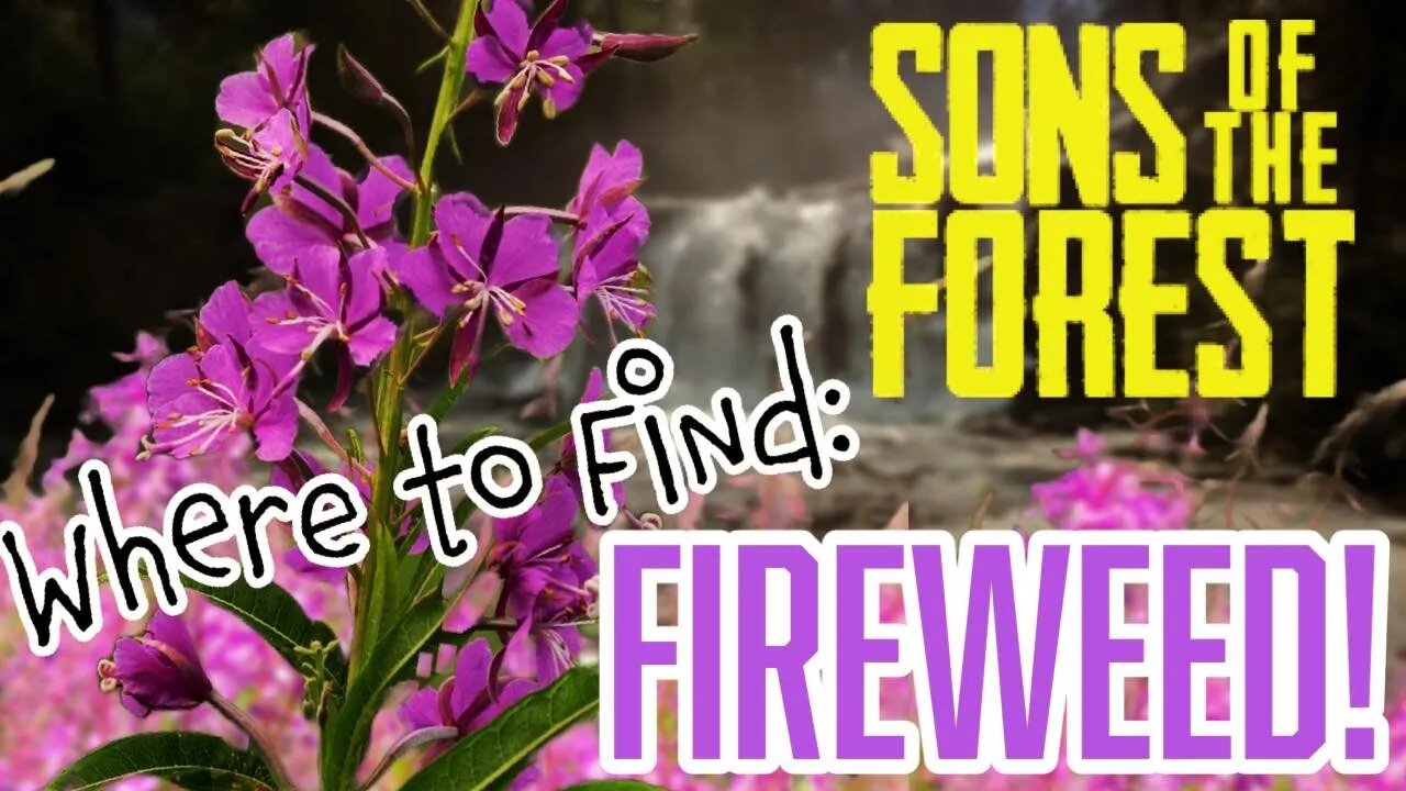 Sons of the Forest Where to Find Fireweed