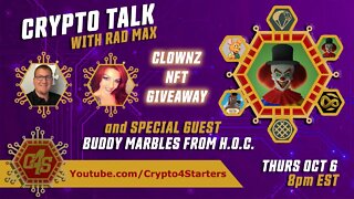 LIVE CRYPTO TALK WEB3 UPDATES WITH RAD MAX! SPECIAL GUEST BUDDY MARBLES!