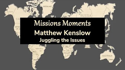 Matthew Kenslow: Juggling the Issues