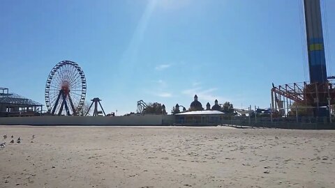 Lake Erie at Cedar Point Oct 22 2022