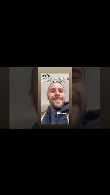 Homie almost lost his 💩 at Training yesterday