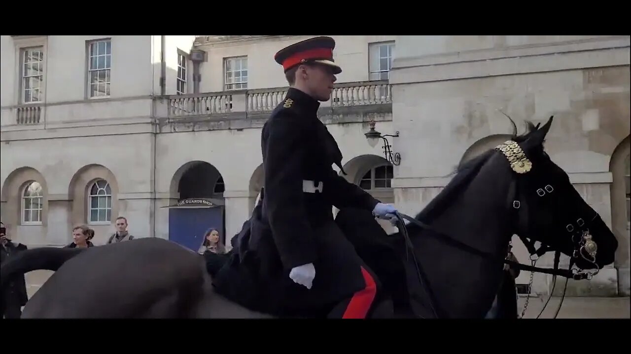 Colonal salute the foot soldier in the arches #horseguardsparade