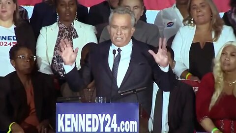 YIKES: Robert F Kennedy Jr off-the-rails presidential campaign launch