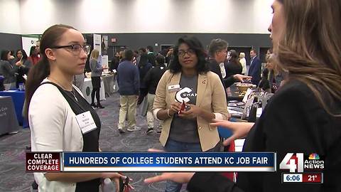 Hundreds of college students attend KC job fair