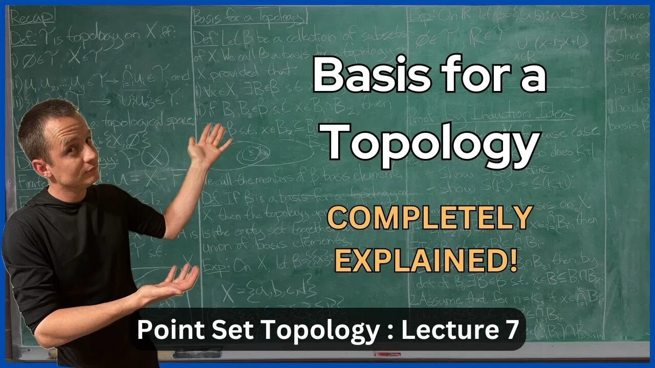 Lecture 7 (Topology) Basis for a Topology