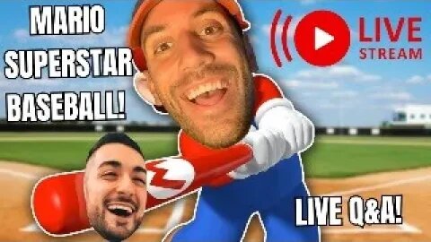 HANG WITH US! MARIO BASEBALL LIVE! ⚾️ w/Q&A!