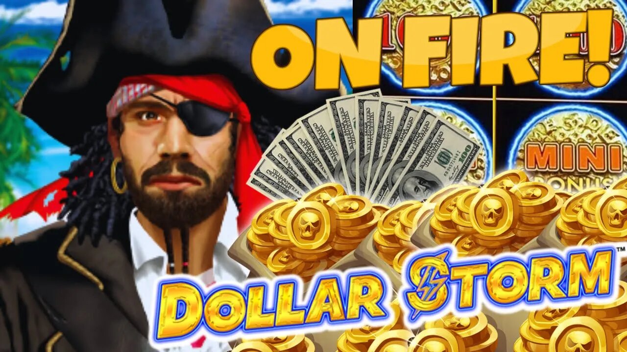 I Switched Machines & Won $$$ AGAIN! Bonus After Bonus! Dollar Storm Caribbean Gold Slot Part 2