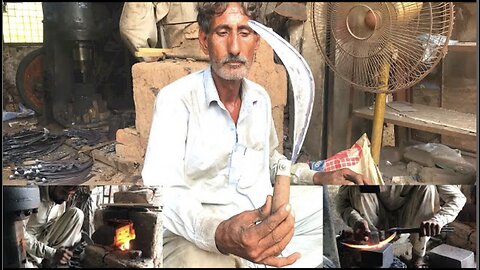 How to Make Sickle (درانتی) With Power Hammer||Super Blacksmith Technique Of Making Sickle( Daranti)