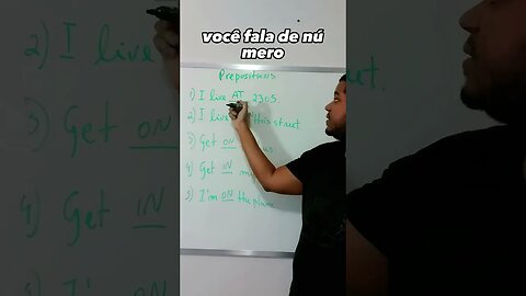 IN, AT, ON #inglesonline #aprenderingles #inglês #ingles