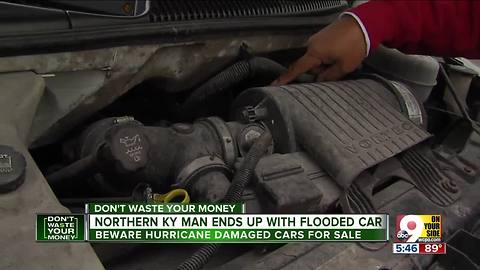NKY man ends up with flooded car