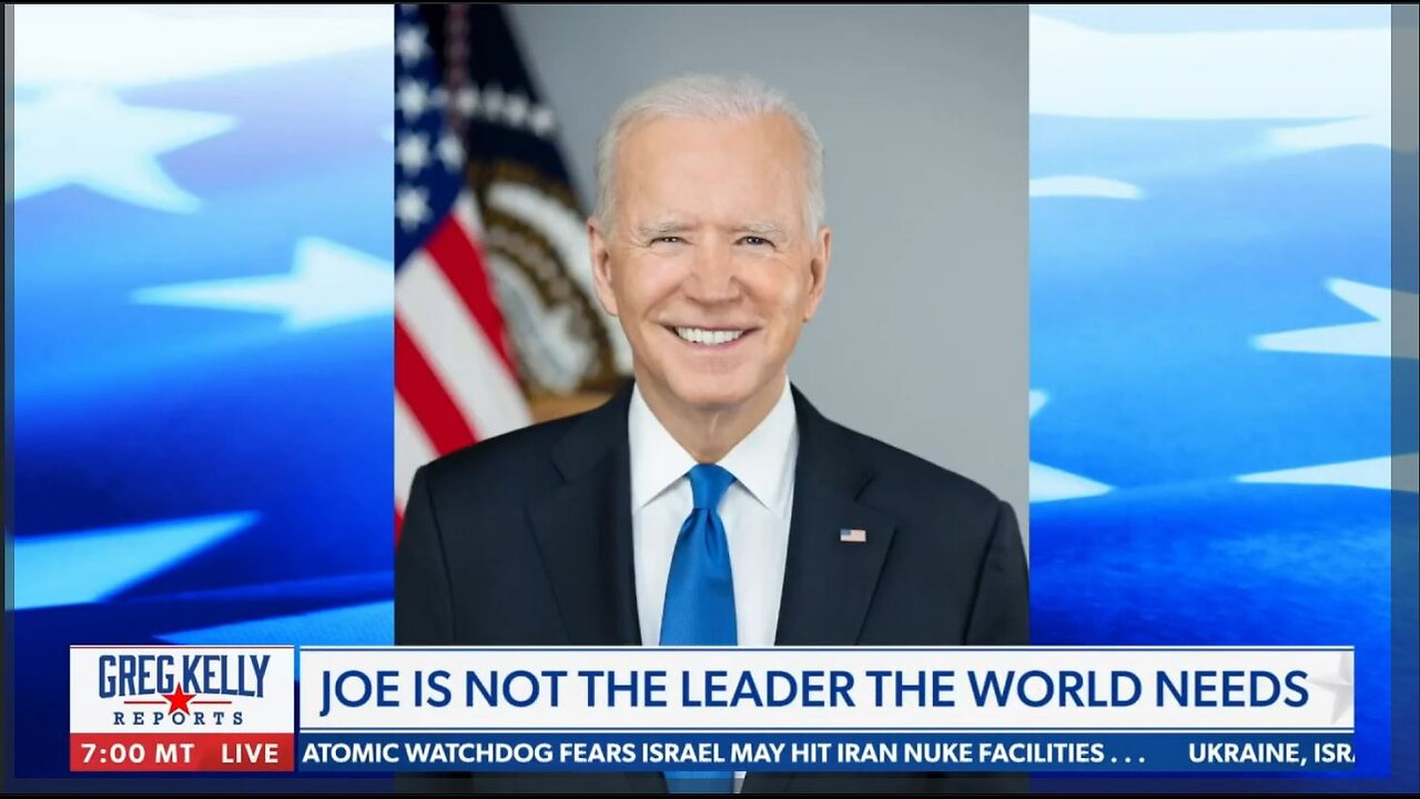 GREG KELLY NEWSMAX: BIDEN IS THE DUMBEST PRESIDENT EVER