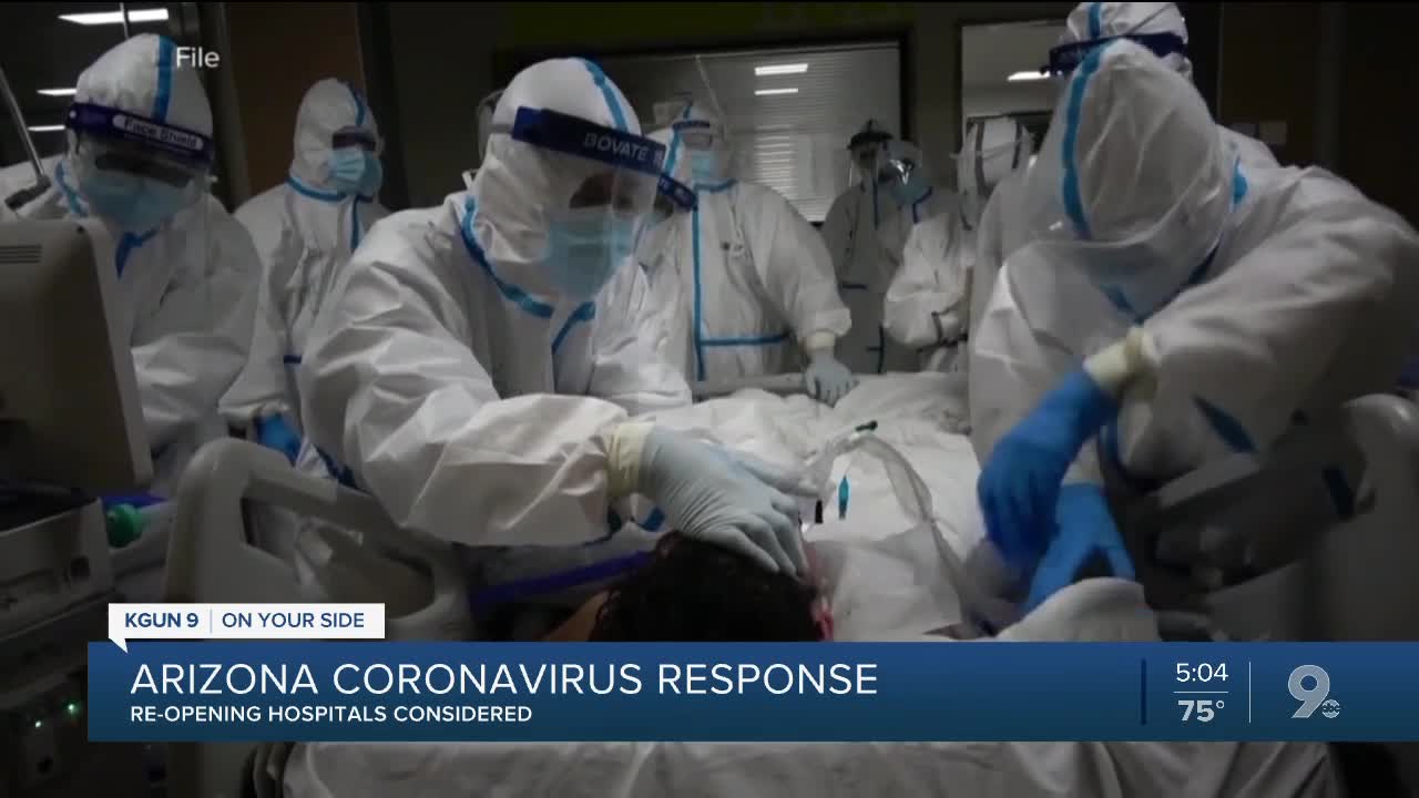 Coronavirus: If outbreak fills hospitals, AZ may re-open closed ones