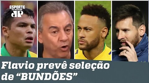 Flavio Prado compara Neymar a Messi e prevê Seleção de "BUNDÕES" na Copa América!