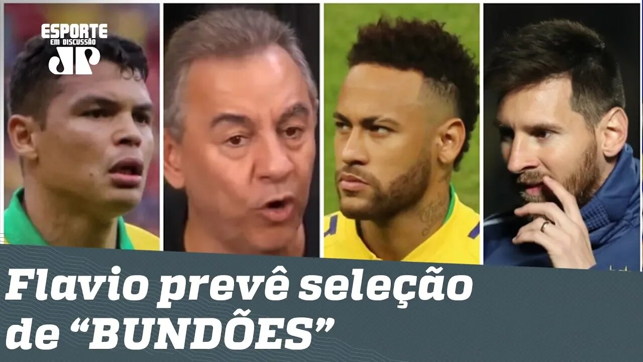 Flavio Prado compara Neymar a Messi e prevê Seleção de "BUNDÕES" na Copa América!