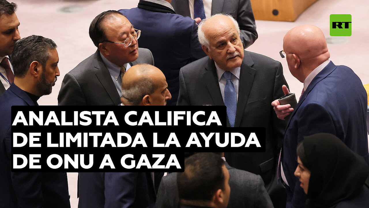 Analista: La resolución de la ONU para aumentar la ayuda a Gaza es "sumamente limitada"