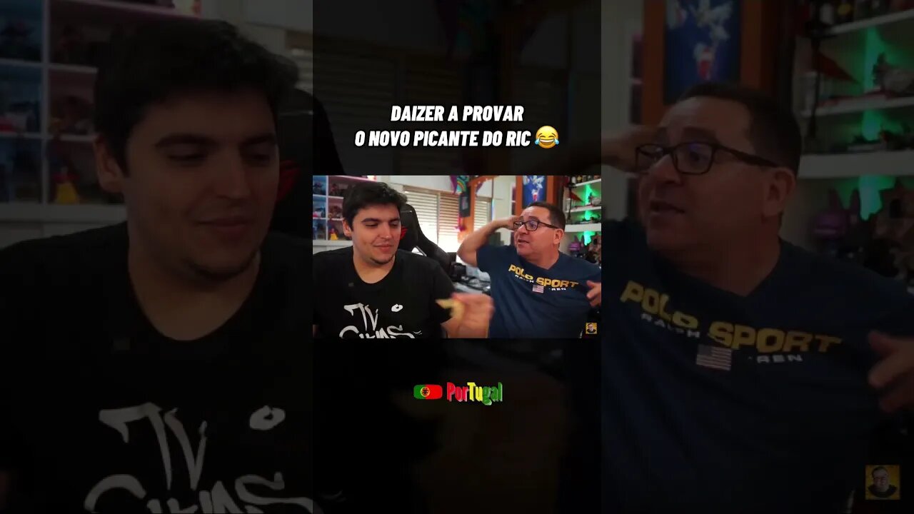 Daizer a provar o novo picante do Ric!😂 #ricfazeres #youtubeportugal #twitchportugal #daizer #fyp