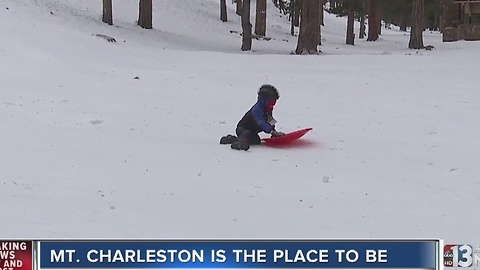 Thousands flock to Mt. Charleston for New Year's Day