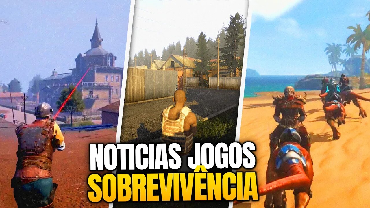 últimas novidades em jogos de sobrevivência mobile! Mission EVO, Survival and Rise e Unturned 3.0