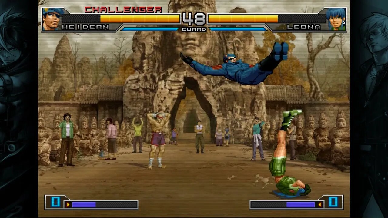 The King of Fighters 2002: Unlimited Match - Heidern vs Leona - No Commentary 4K