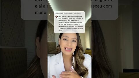 Menstruação atrasada mas fui fazer o teste e deu negativo