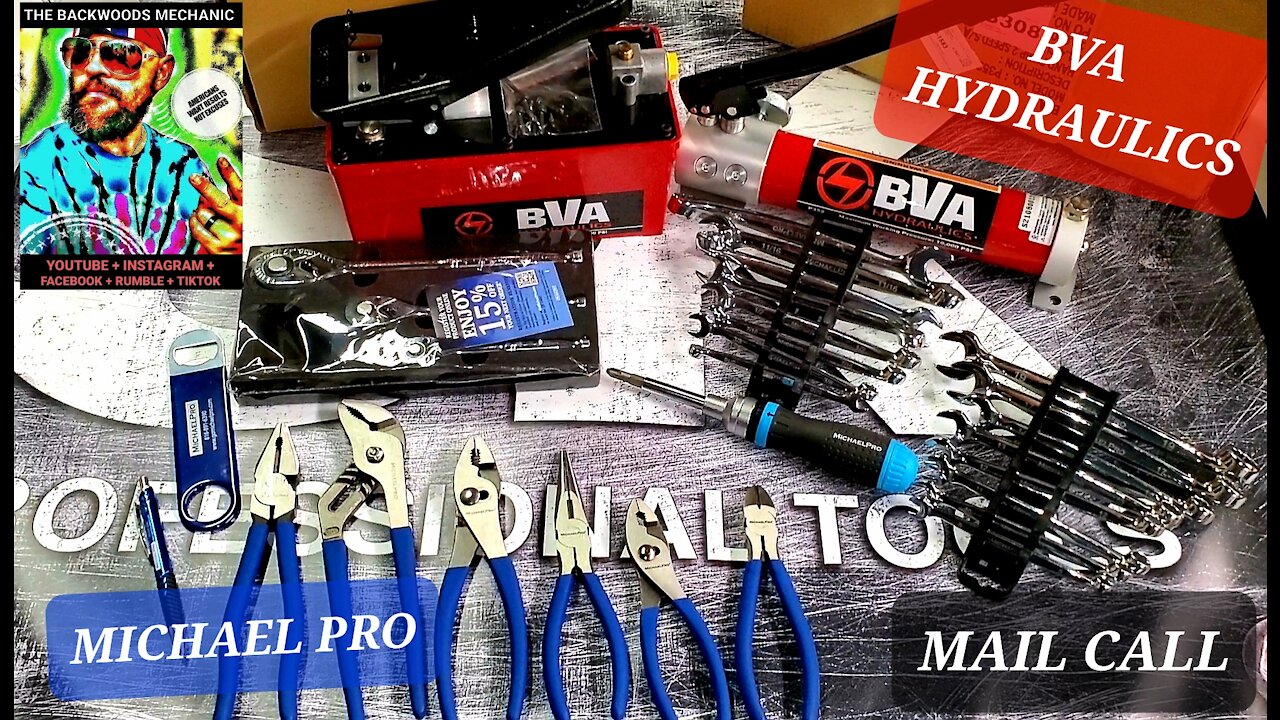 Michael Pro & BVA Hydraulics MAIL CALL (Pliers Ratchets Wrenches & Pumps)