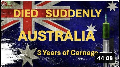 Died Suddenly Australia - 3 Years of Carnage