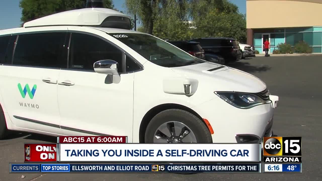 See inside a self-driving car