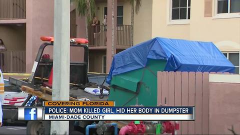 Police: Young girl’s body found in Florida dumpster; no ID