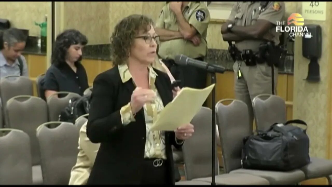 Patti Sullivan Florida Board of Medicine Testimony