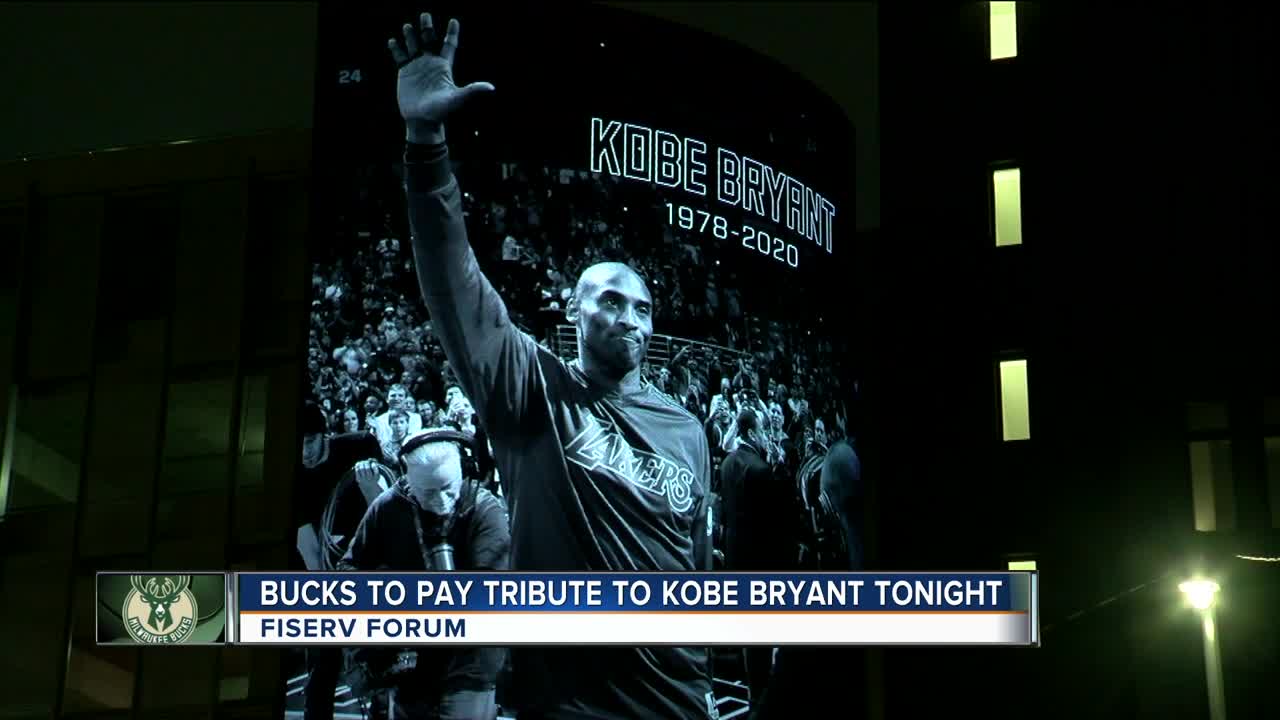 Tributes pour in for Kobe Bryant ahead of Bucks vs Wizards game