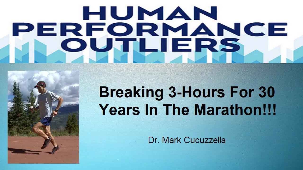 Breaking 3-Hours In The Marathon For 30 Years!