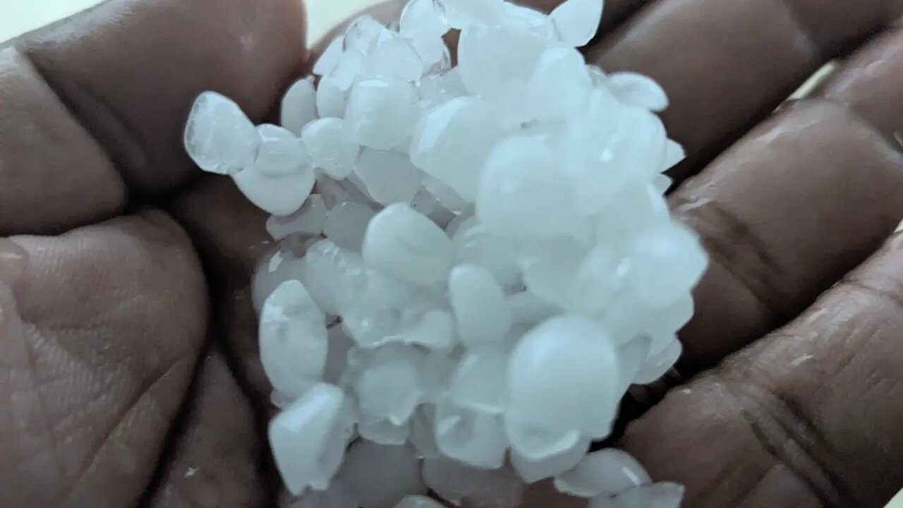 Hailstorm in Austin, Texas