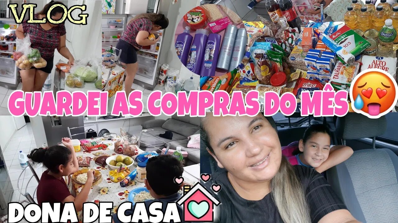 COMPRAS ORGANIZADAS🛒 DONA DE CASA NÃO PARA|| TIVE QUE SAIR #organização #donadecasa #comprasdomês