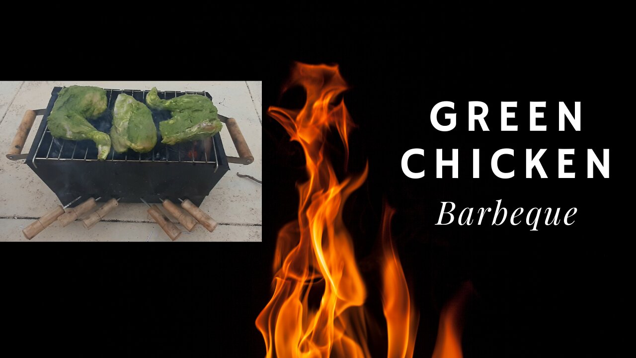 Terrace Kitchen - 0002 | Green Chicken Barbeque | Tasty Green Masala