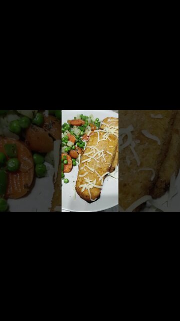 Filé de Peixe com Legumes Salteados