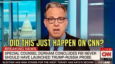 WOW! Did CNN Really ADMIT that the Durham Report “Exonerates Donald Trump”? 😮