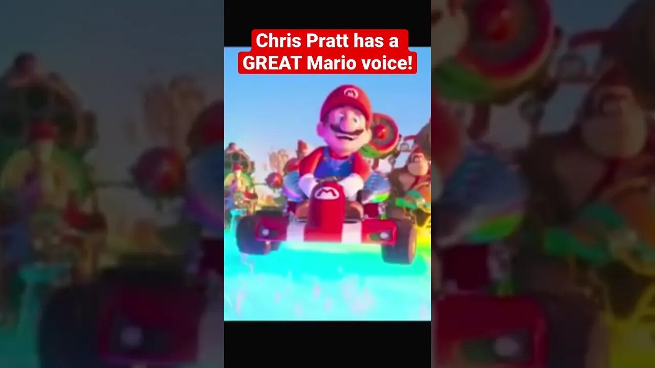 Chris Pratt actually has a great Mario voice?! #mario #shorts #chrispratt