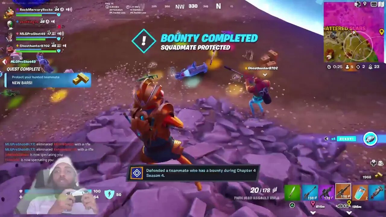 Fortnite with Rock Mercury