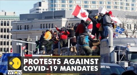 Thousands march on street of Ottawa, Sikh protesters join truckers | World News | WION