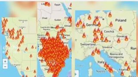 Active Wildfires Around The World Right Now. ''It Doesn't Seem Normal to Me''