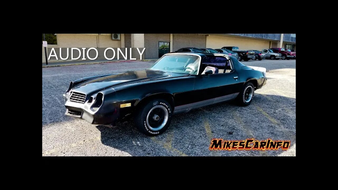 Classic Car Headers Exhaust Sound Audio Only